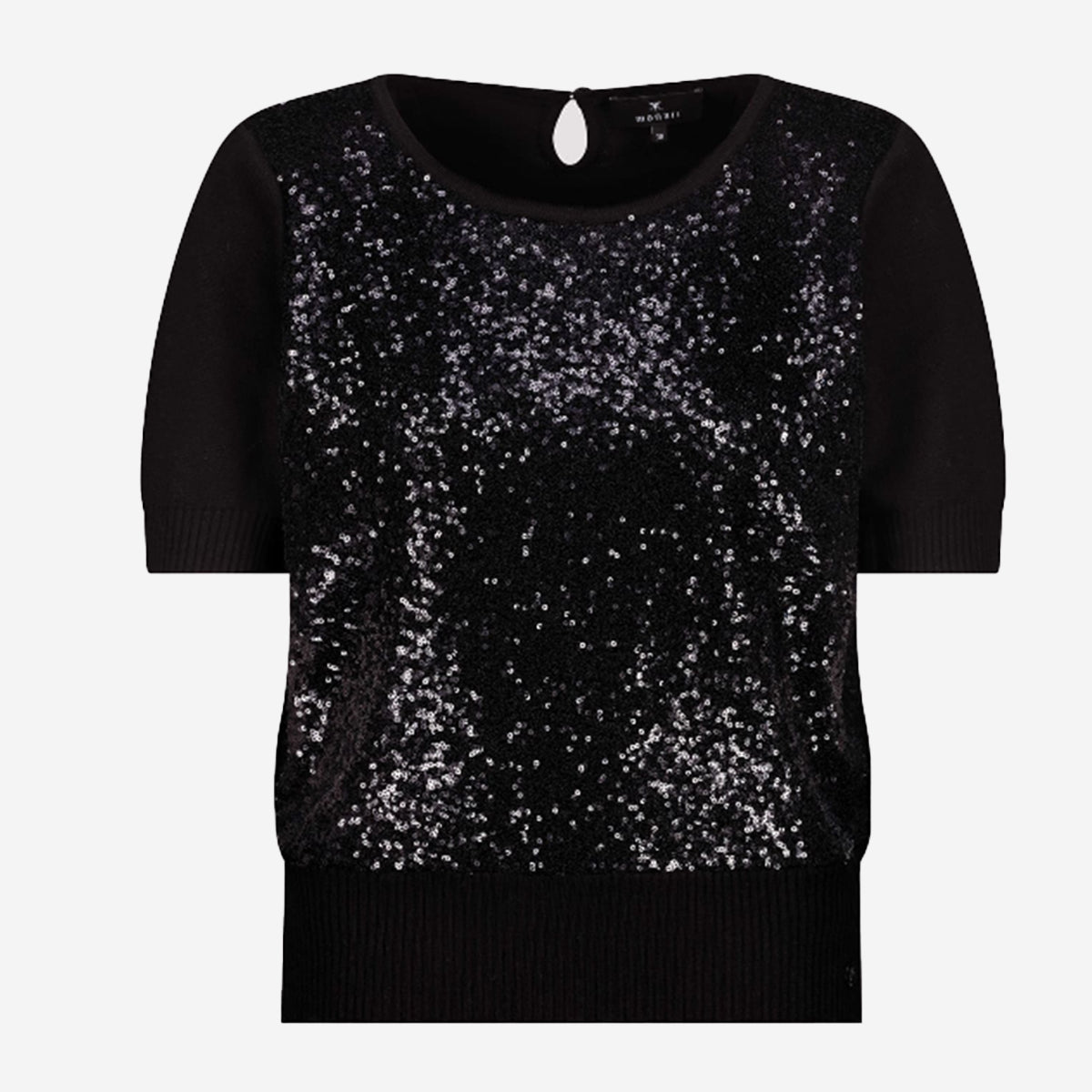 MONARI SHORT SLEEVED TOP WITH SEQUINS 808473/999