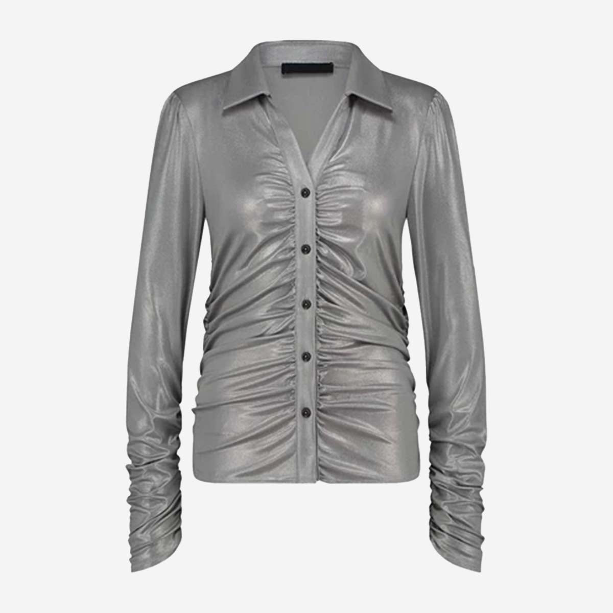 JANE LUSHKA LUISA BLOUSE SILVER