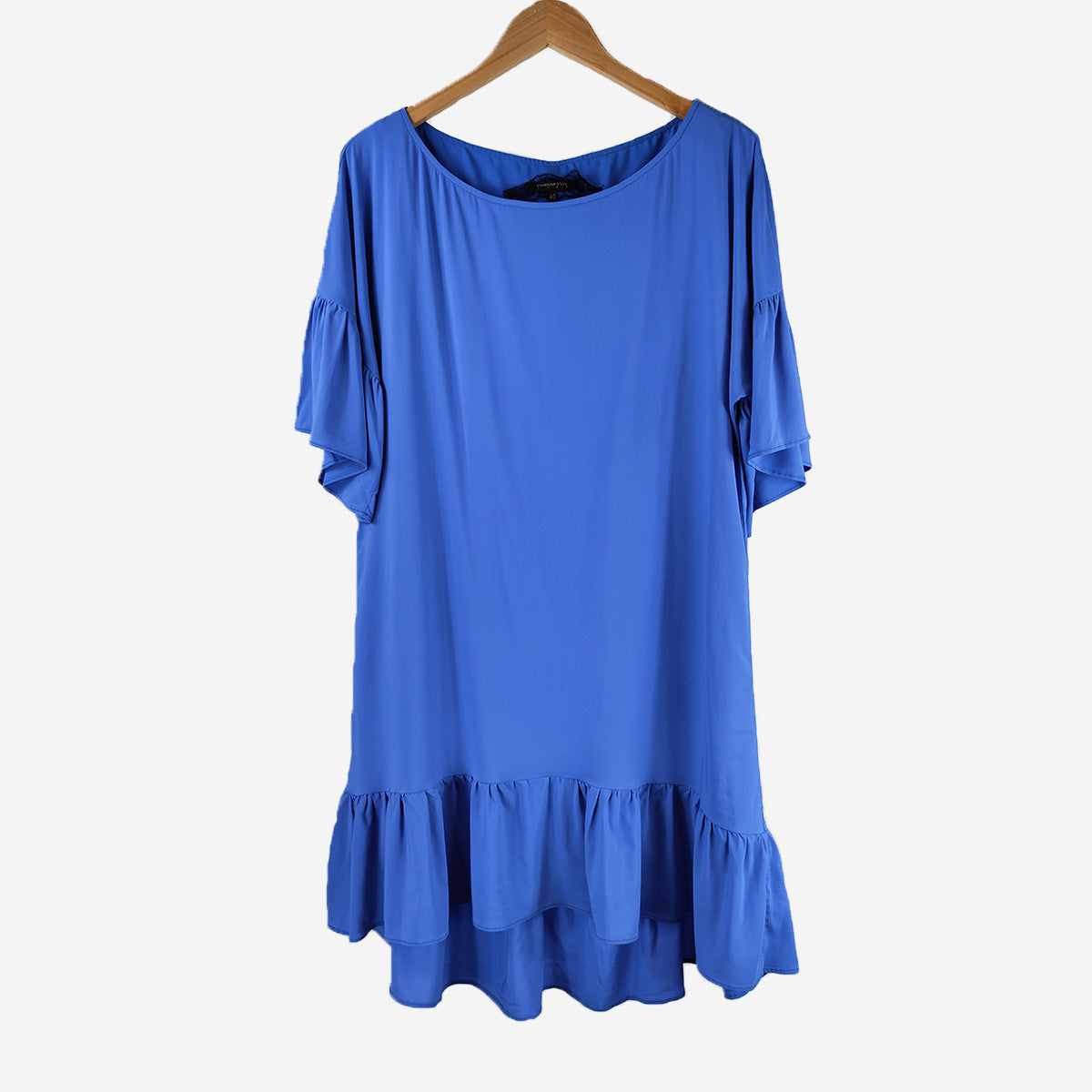 SHIFT DRESS WITH GOLD BELT