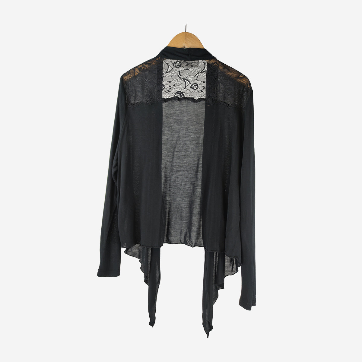 BLACK LACE CARDIGAN