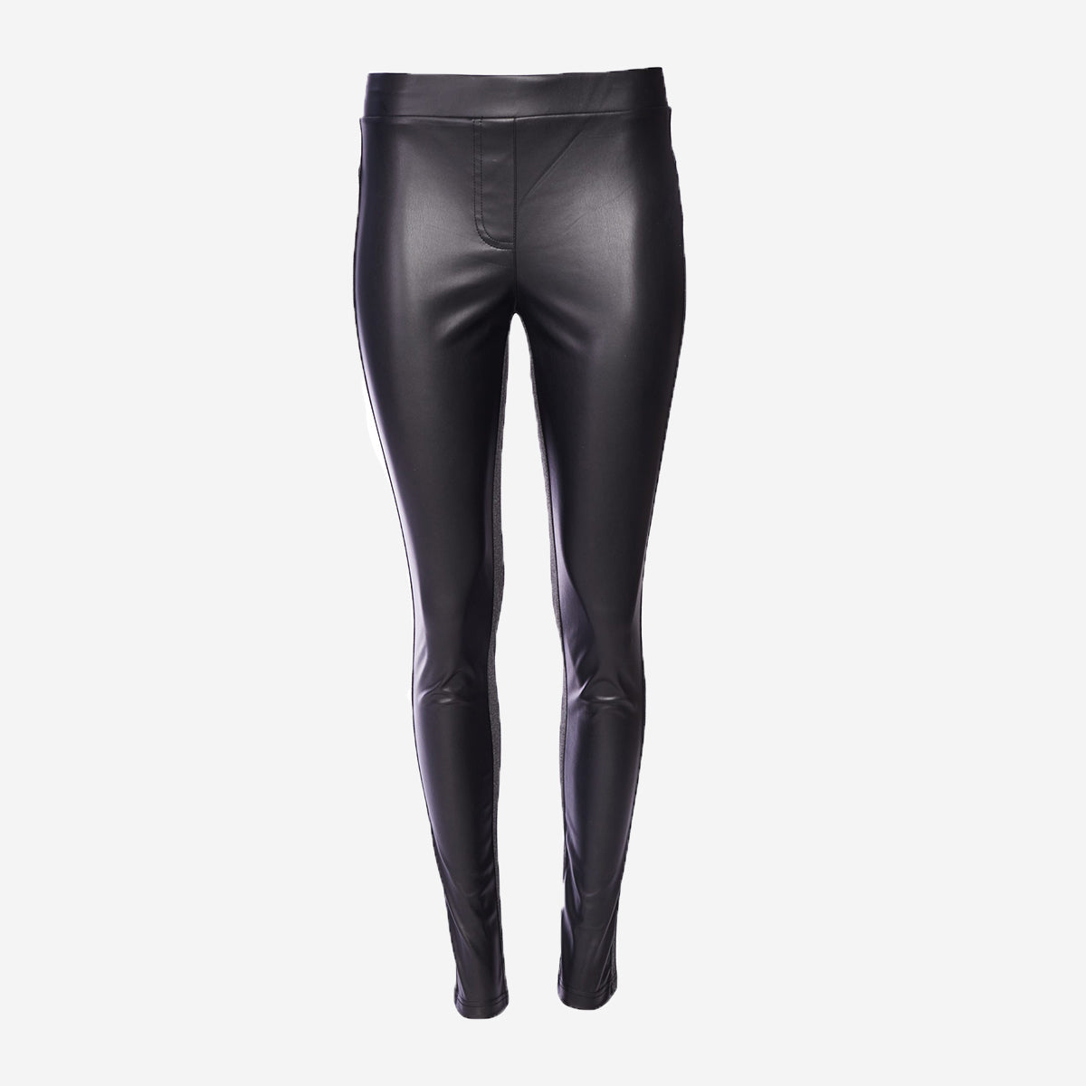 BLACK PLEATHER LEGGINGS