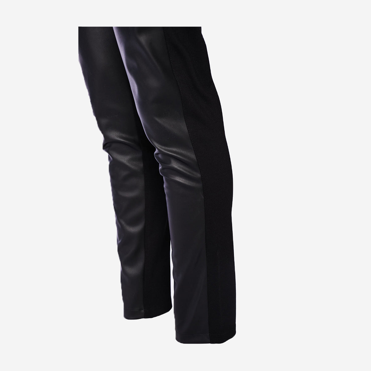 BLACK PLEATHER LEGGINGS