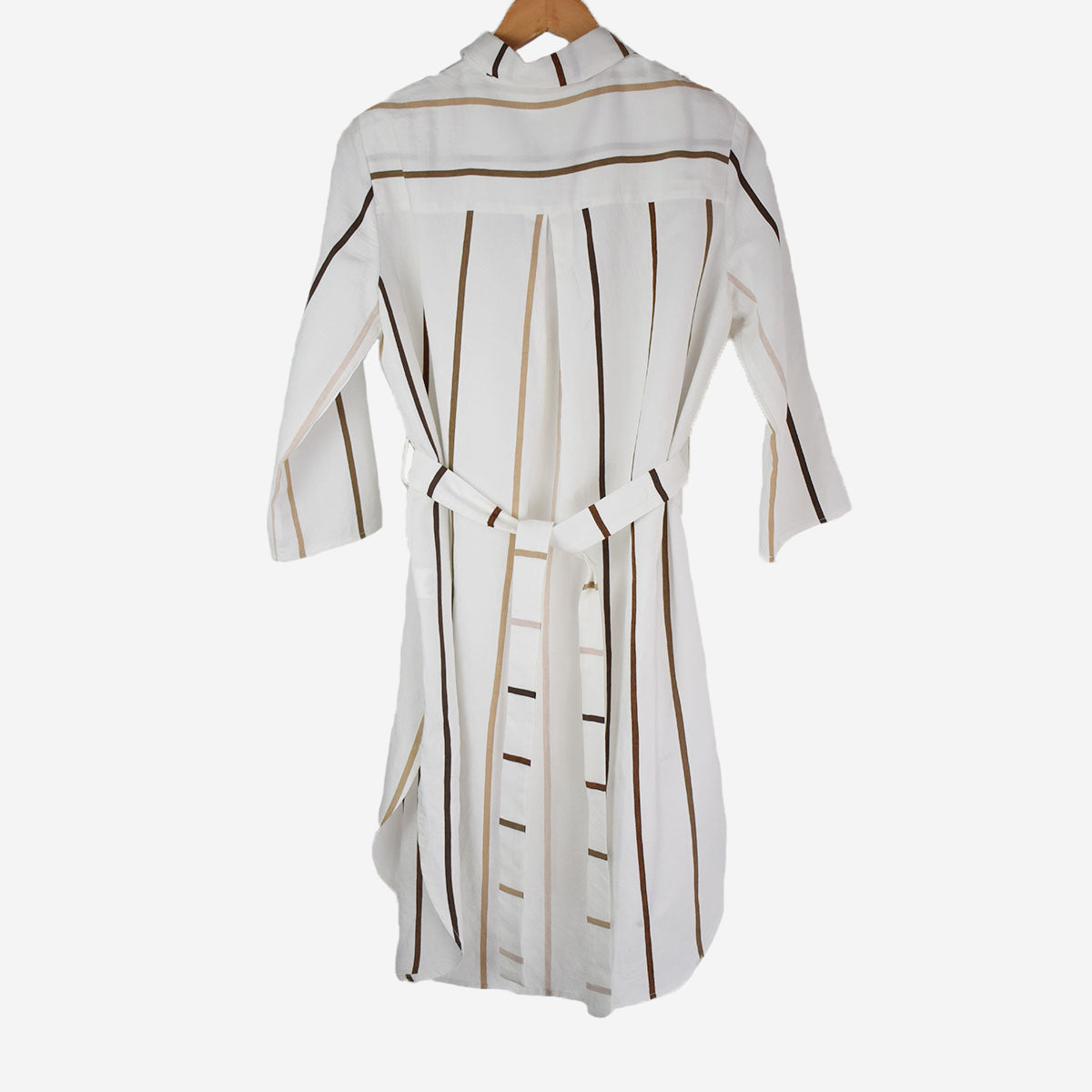 STRIPED SHIRT DRESS