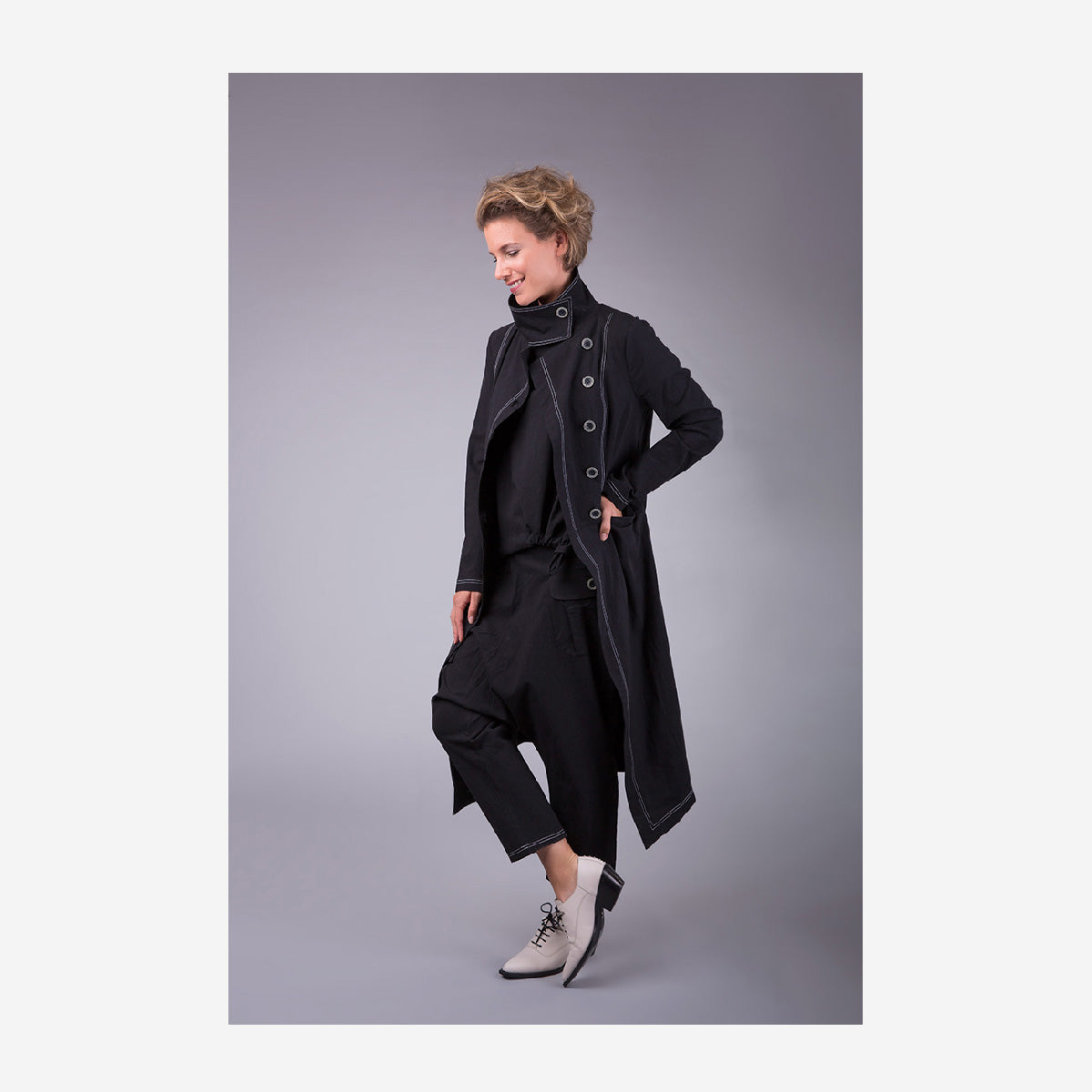 ANNA CARDIGAN-BLACK