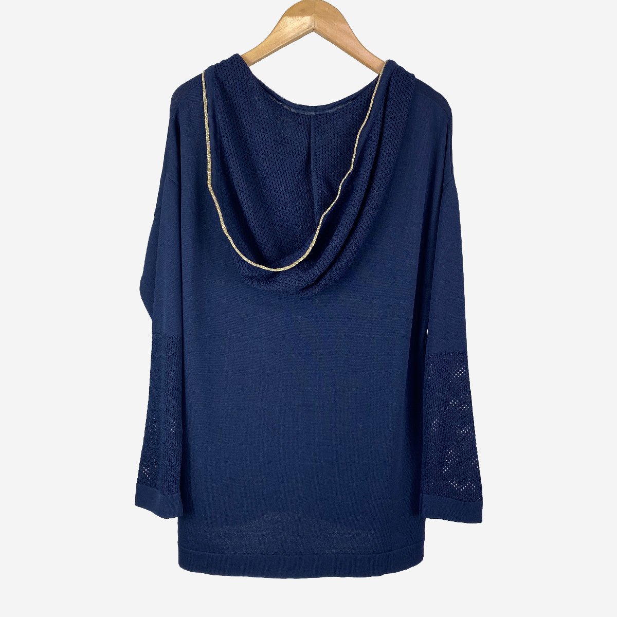 ZIPPED HOODED CARDIGAN