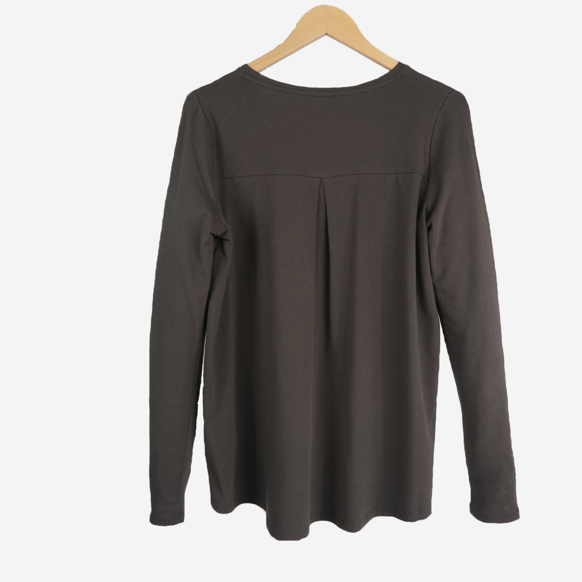 LONG SLEEVE SHIRT - WALNUT