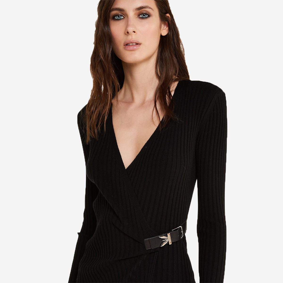 HIGH LOW HEM KNIT DRESS