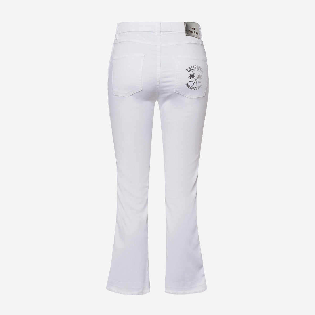 CROPPED FLARED PANTS WITH MESH TAPE