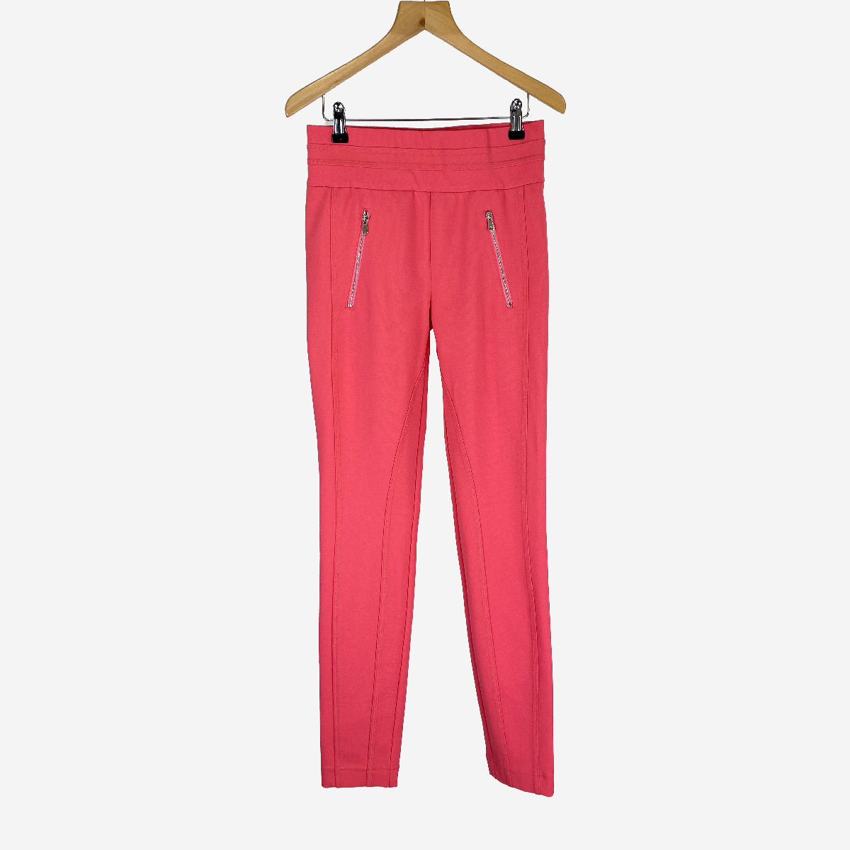 ELASTICATED HIGH WAIST TROUSERS