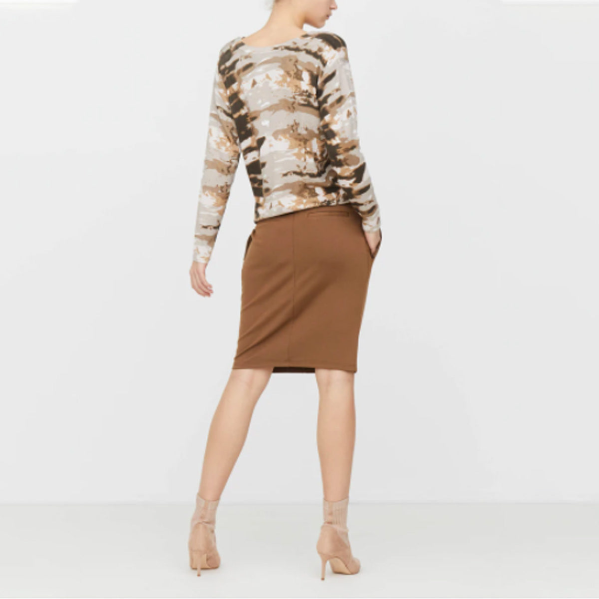 RUBI PULLOVER KHAKI COLOURFLOW