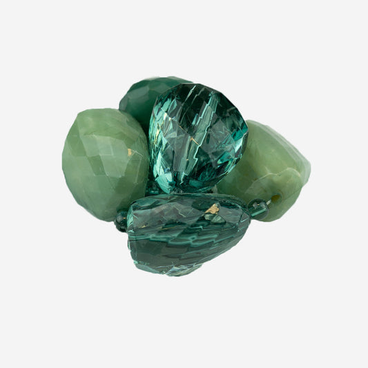 BOULDER BROOCH - GREEN