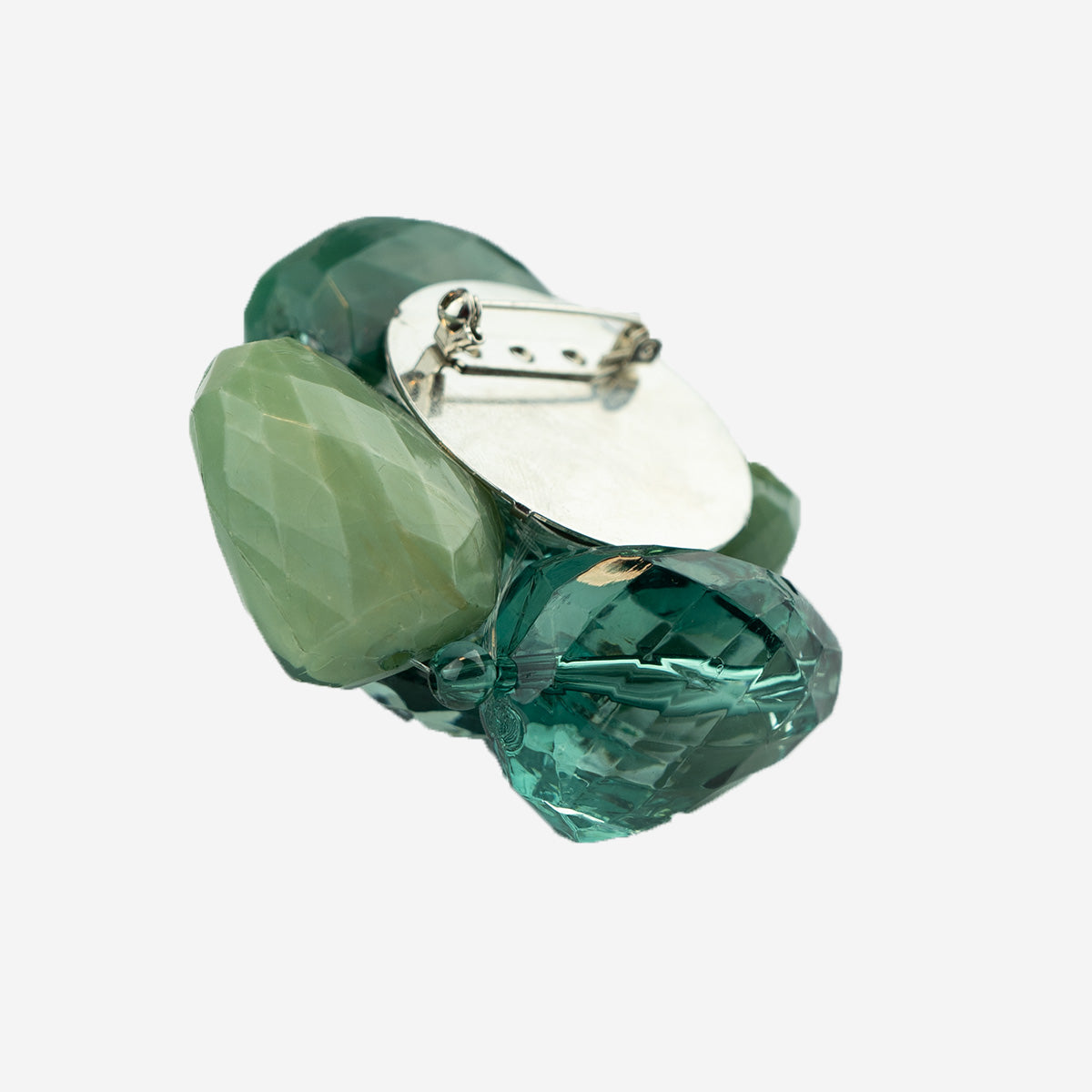 BOULDER BROOCH - GREEN