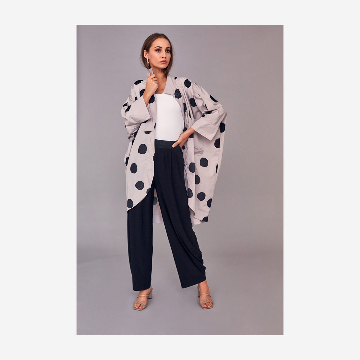 WIDE LEG JERSEY TROUSER