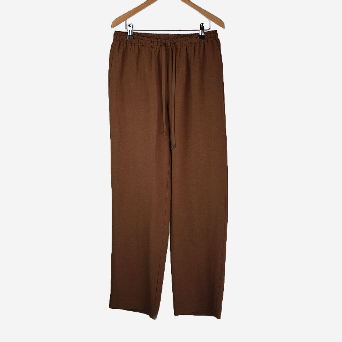 DRAWSTRING LINEN TROUSER