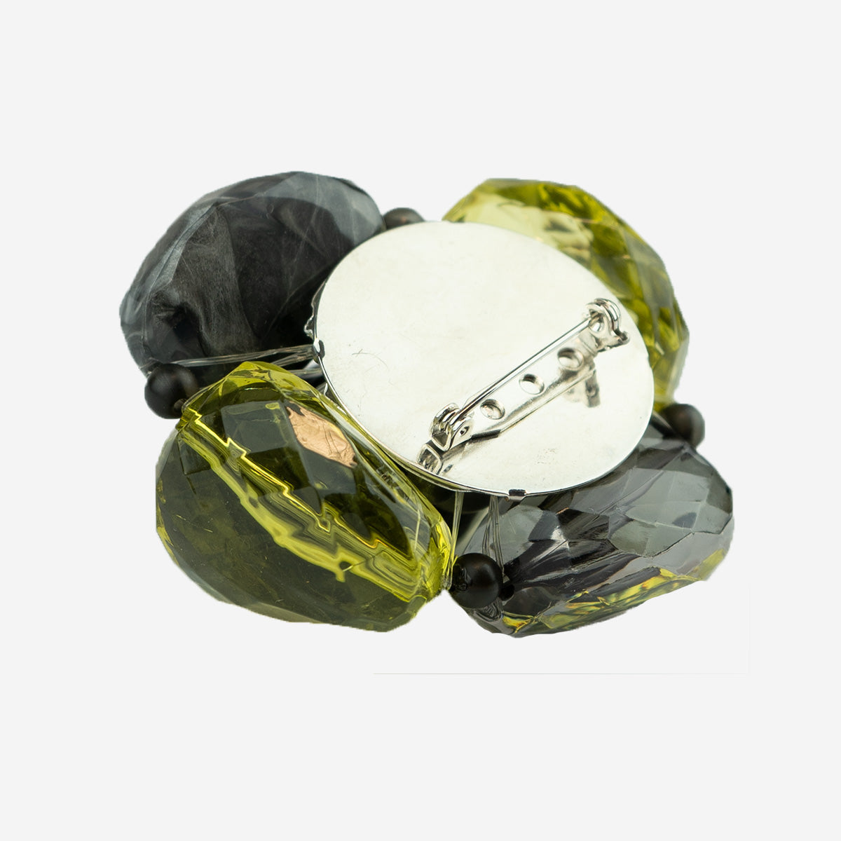 BOULDER BROOCH - SMOKEY