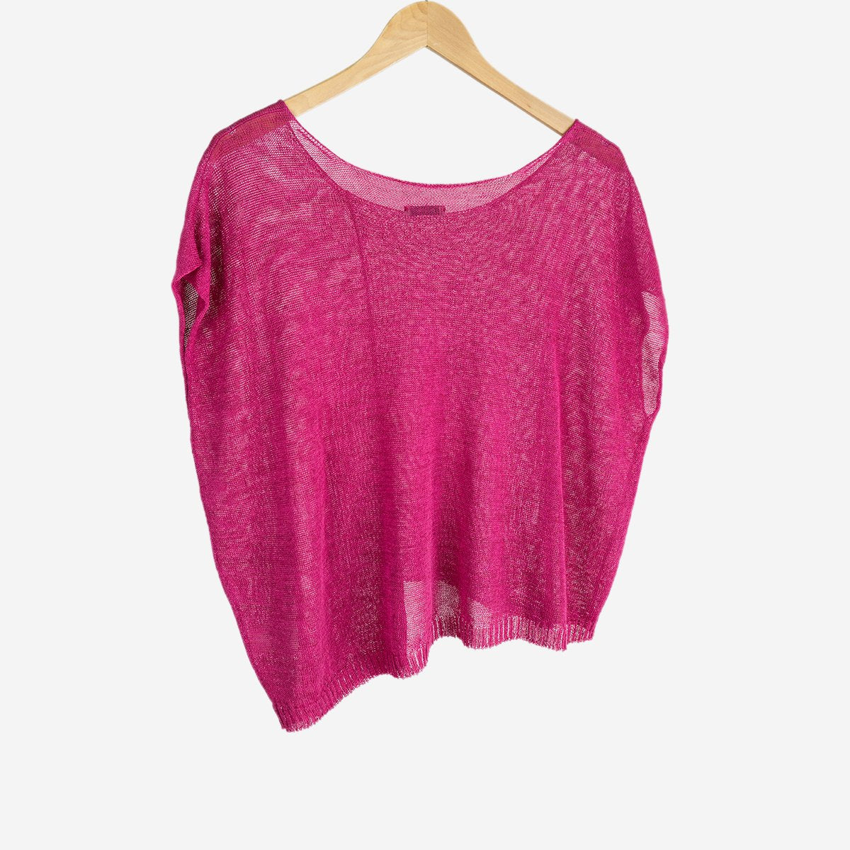 SLEEVELESS LINEN TOP