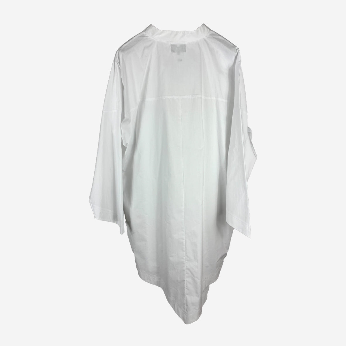 LONG POPLIN SHIRT WHITE