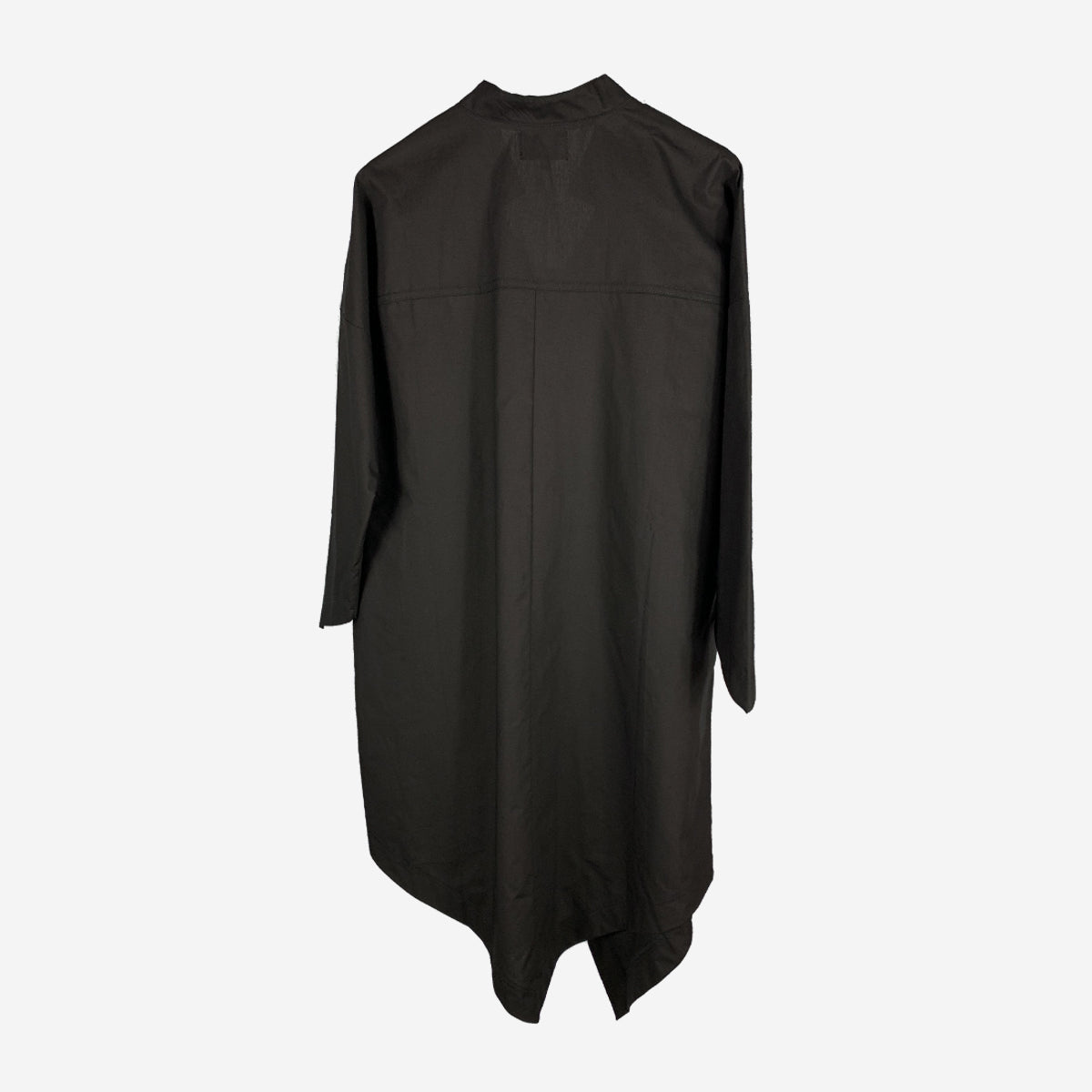 LONG POPLIN SHIRT BLACK
