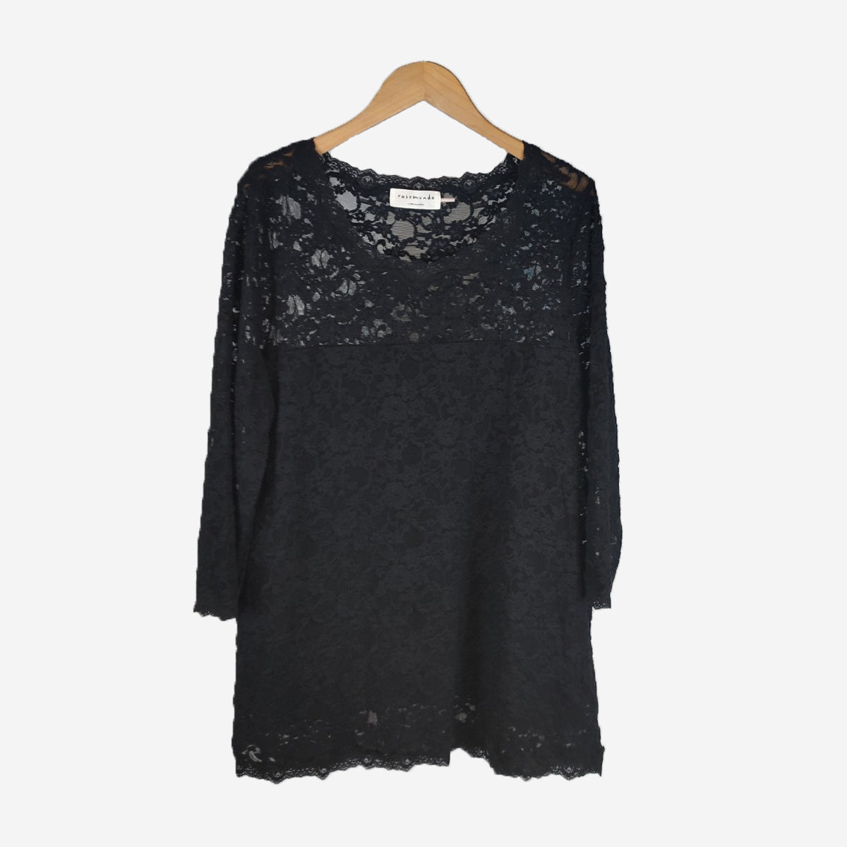 BLACK LACE BLOUSE