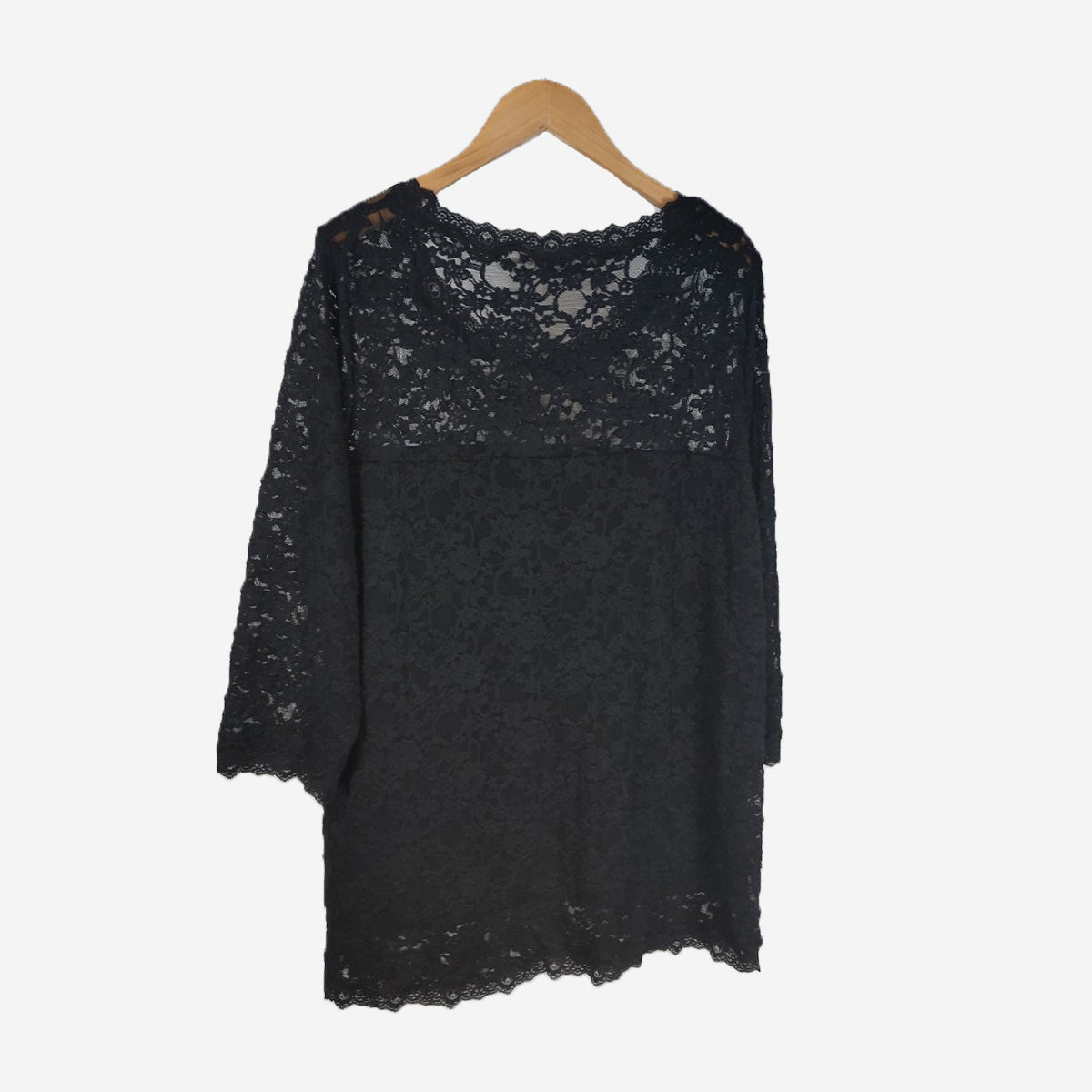 BLACK LACE BLOUSE