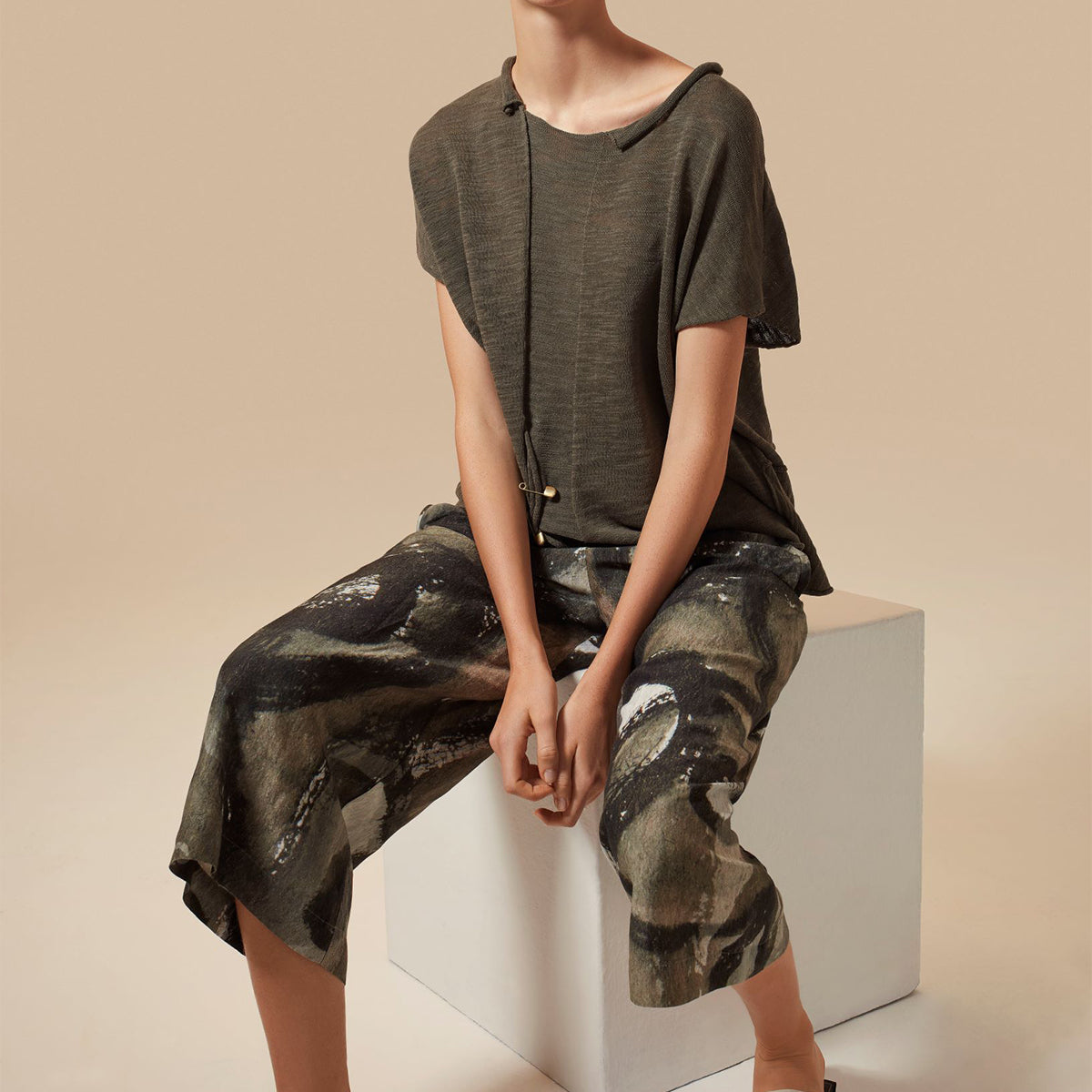 CROPPED WIDE CULOTTE