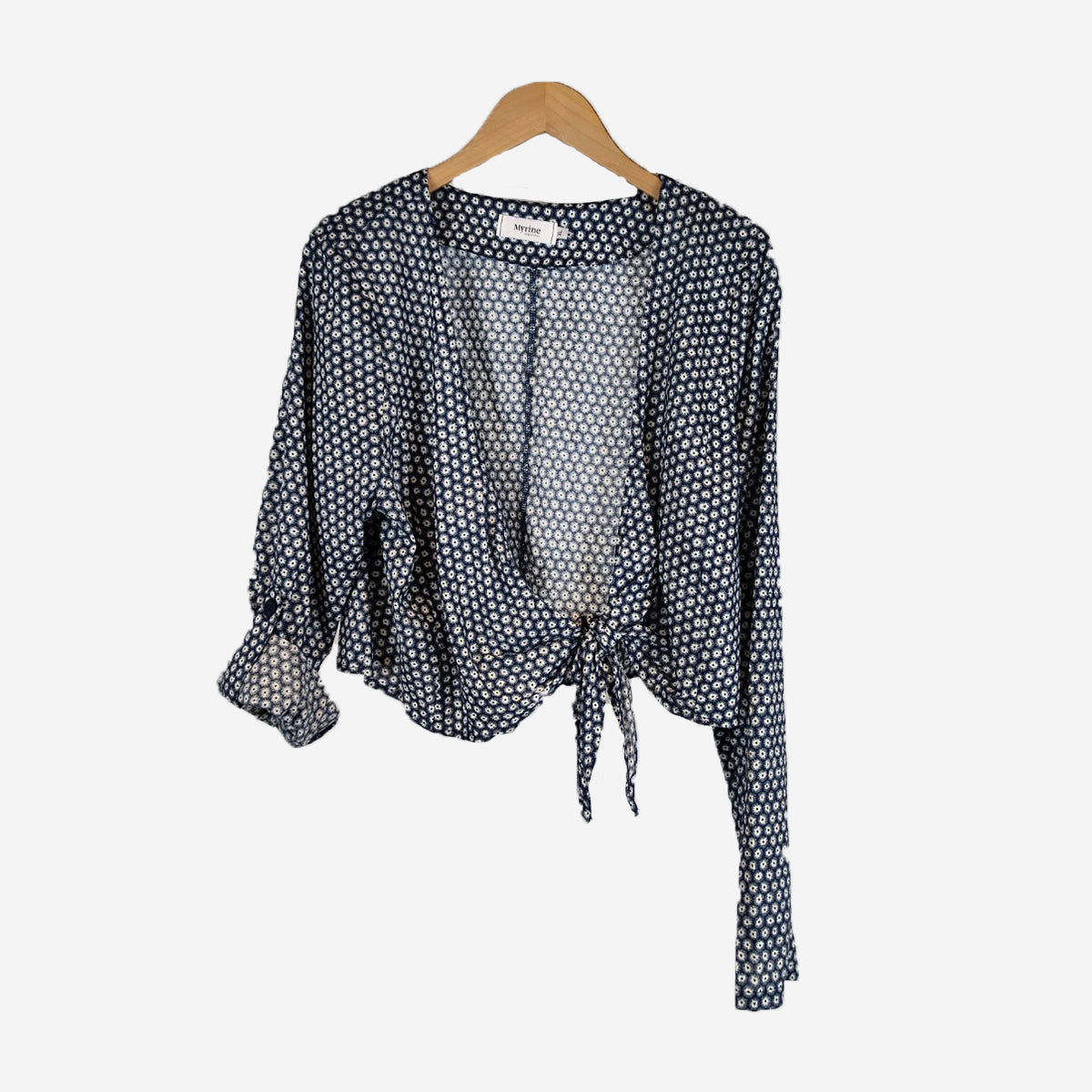 CHIP TIE BLOUSE