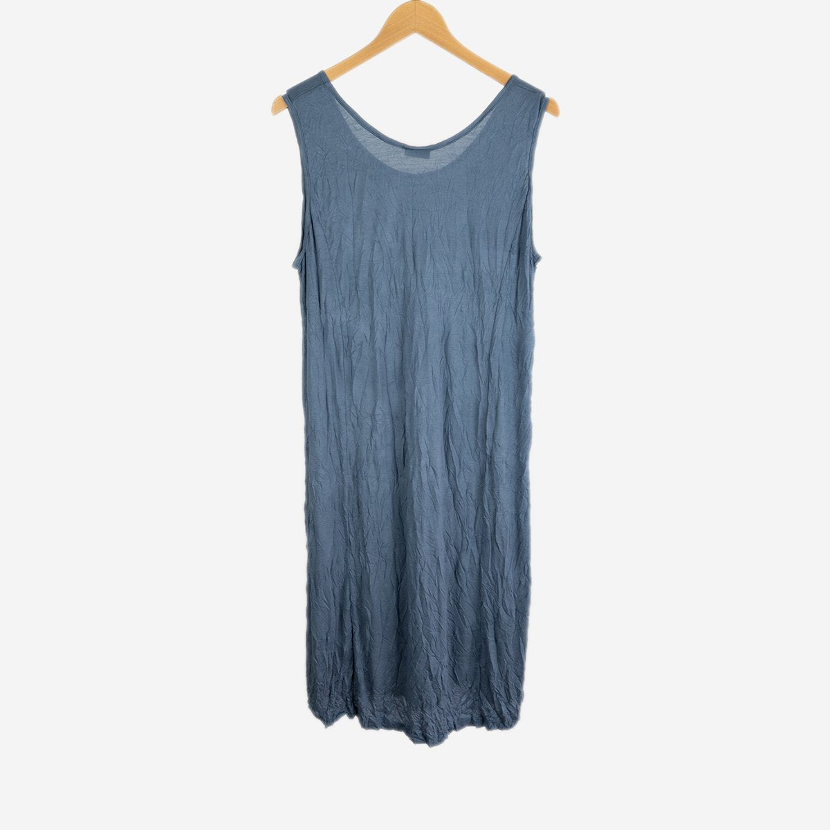 SLEEVELESS CRINKLE DRESS