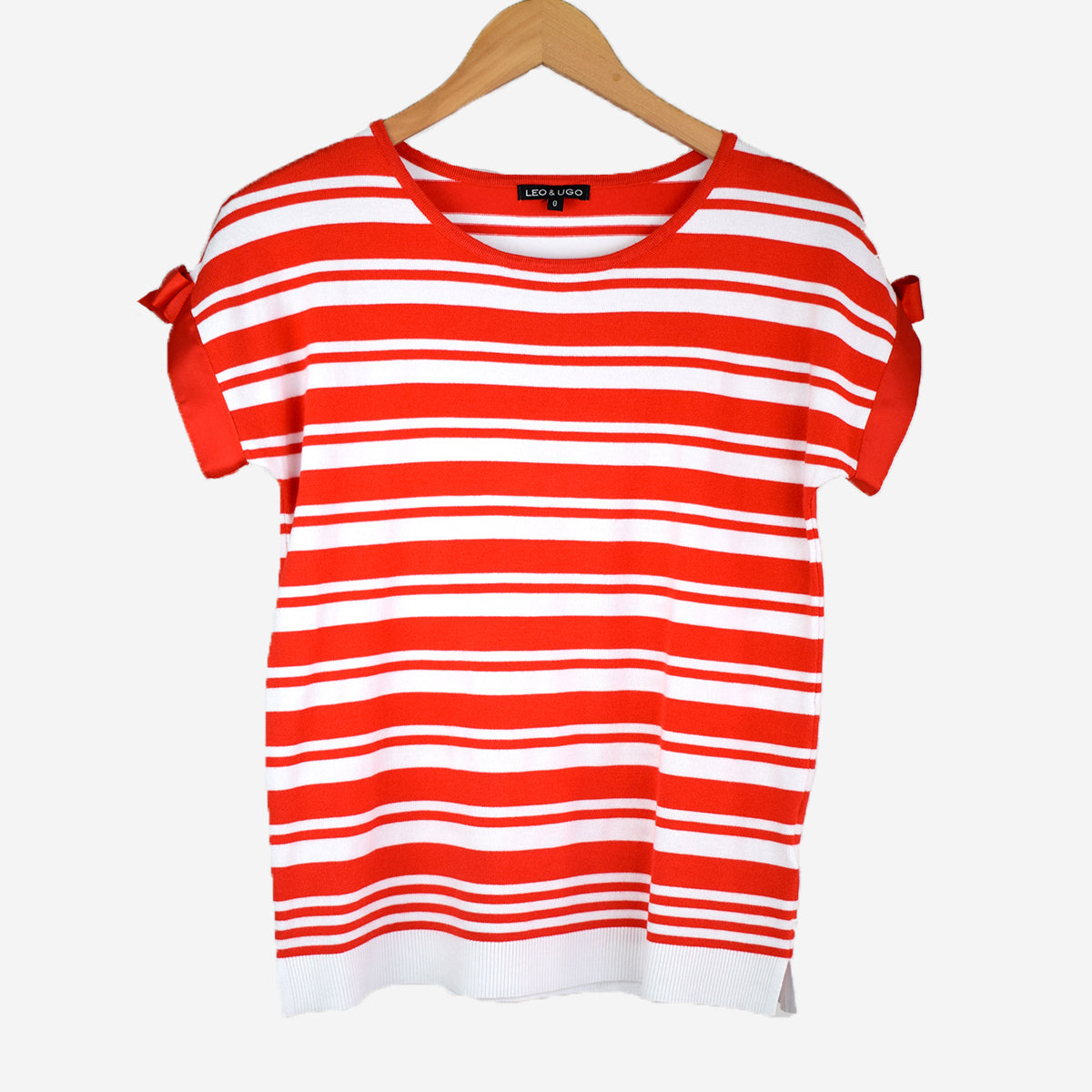 STRIPE PRINT T-SHIRT