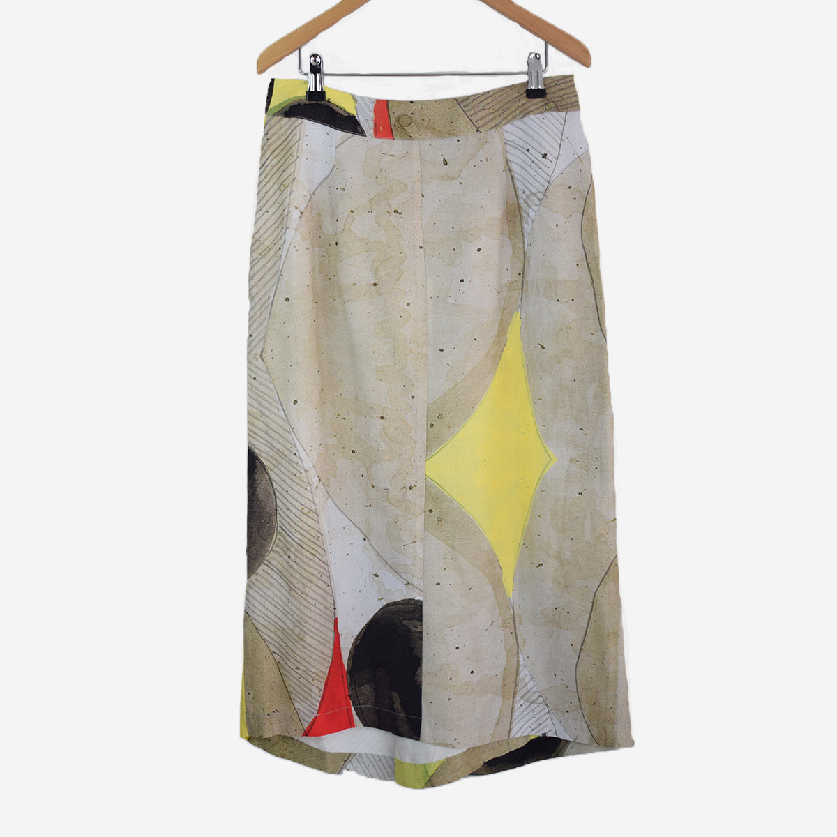LINEN BLEND SKIRT