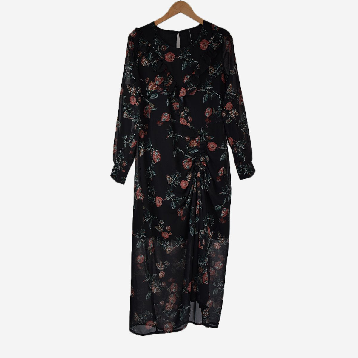 LONG FLORAL DRESS