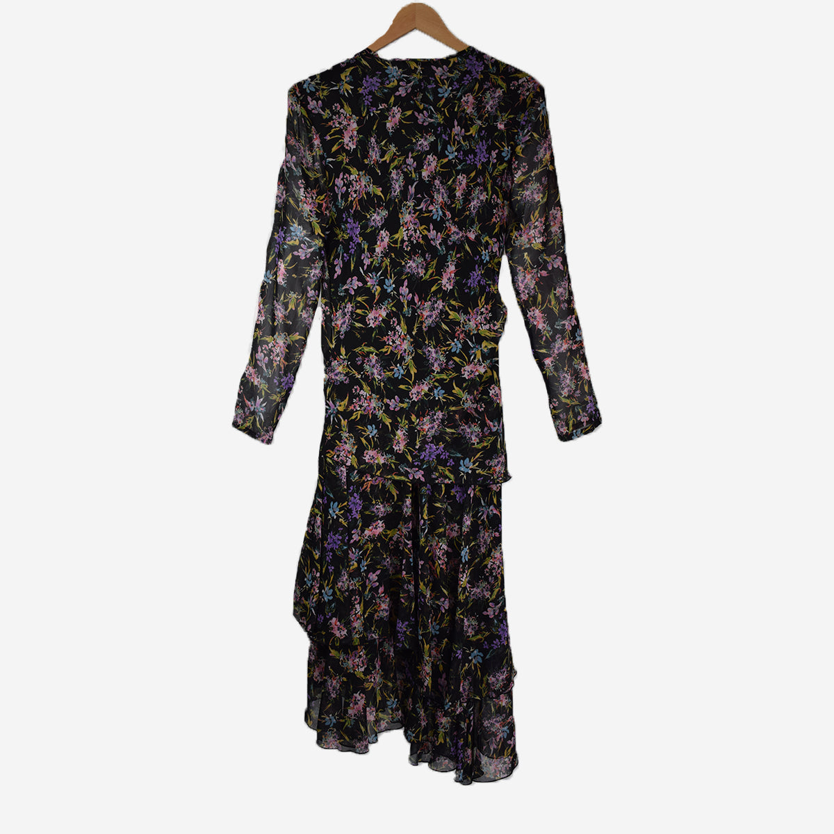 DRESS BLACK FLOWERS