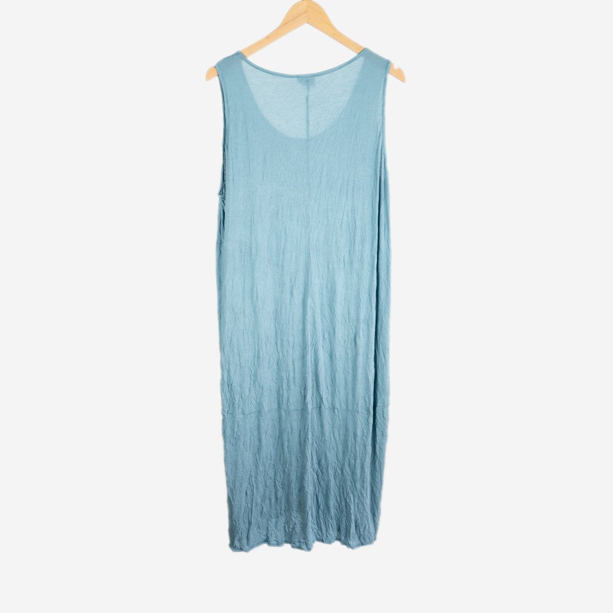 SLEEVELESS CRINKLE DRESS