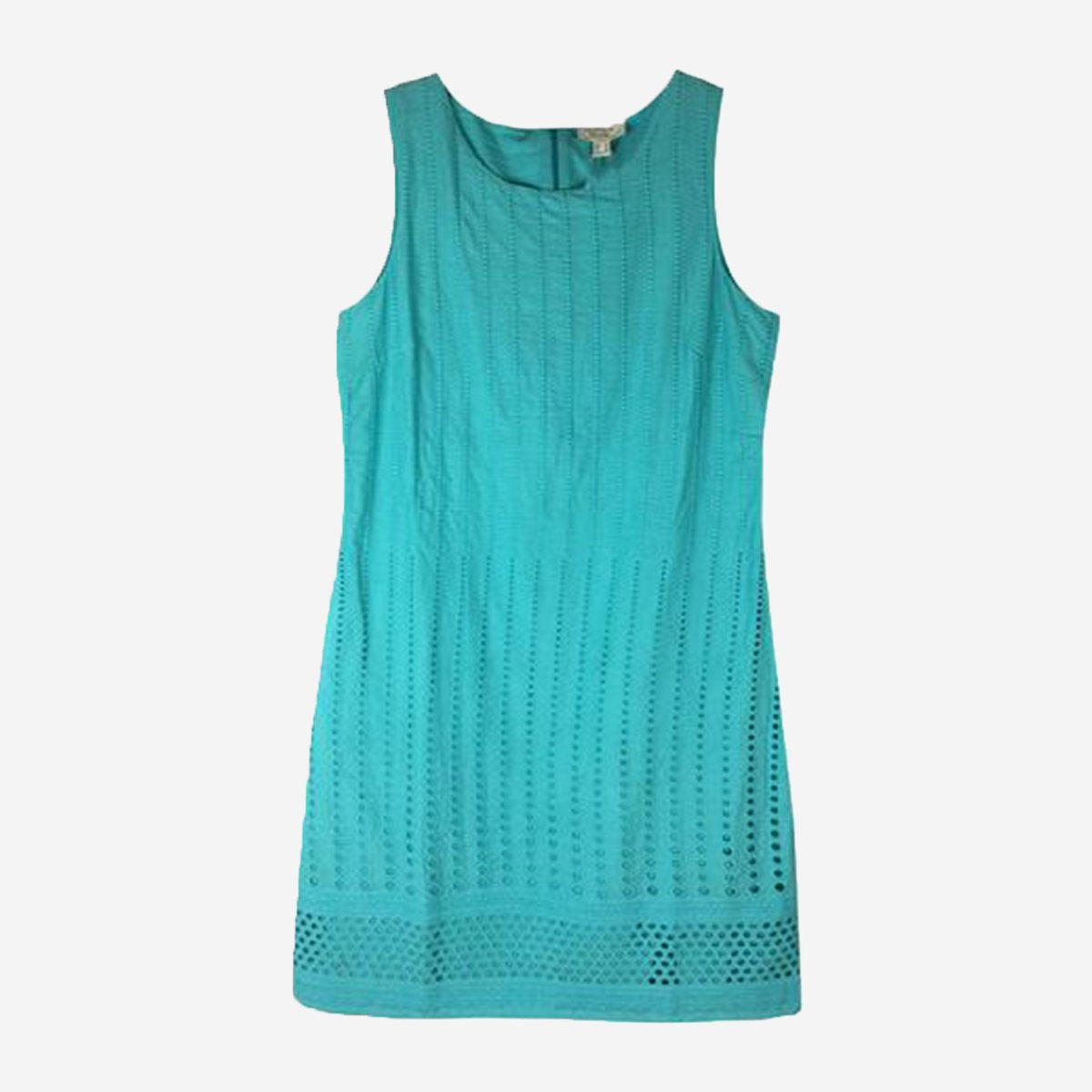 PRETTY AQUA COTTON DRESS