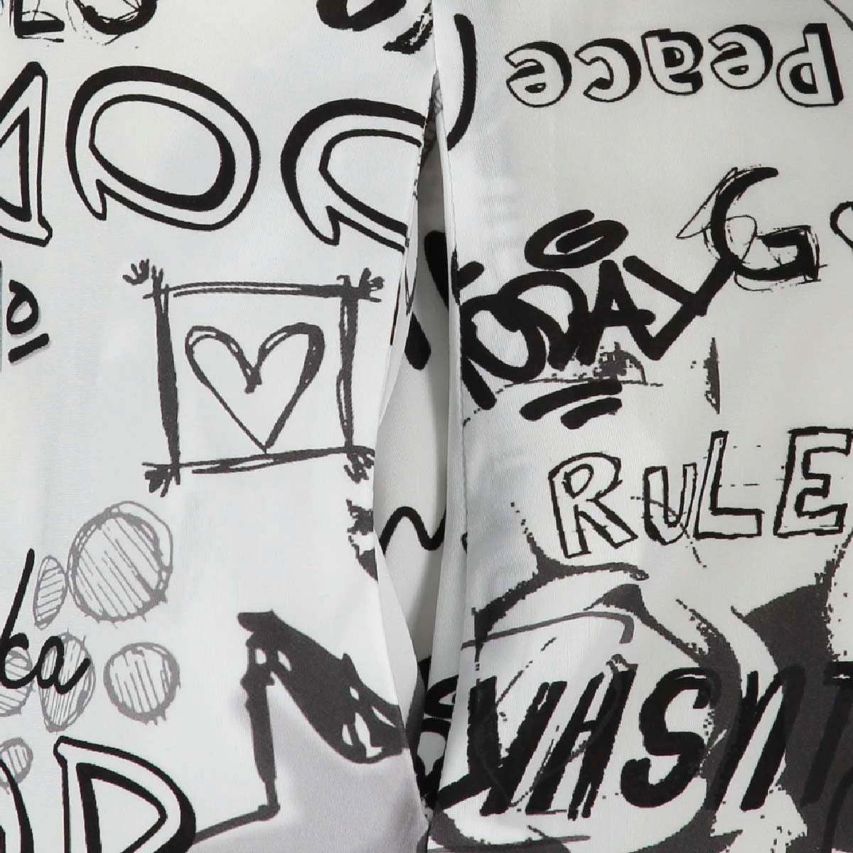 VEST SAMI BLACK AND WHITE