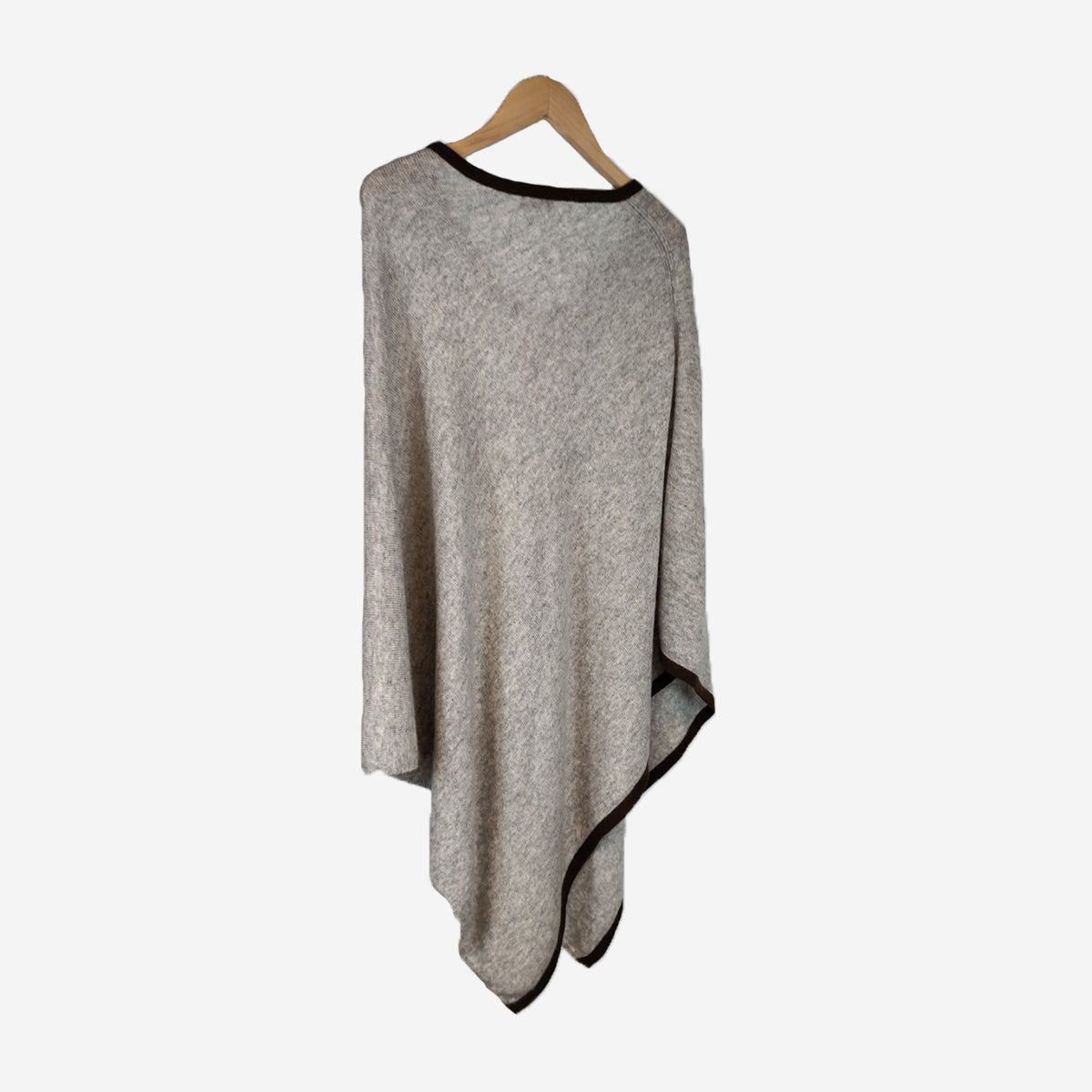 GREY PONCHO