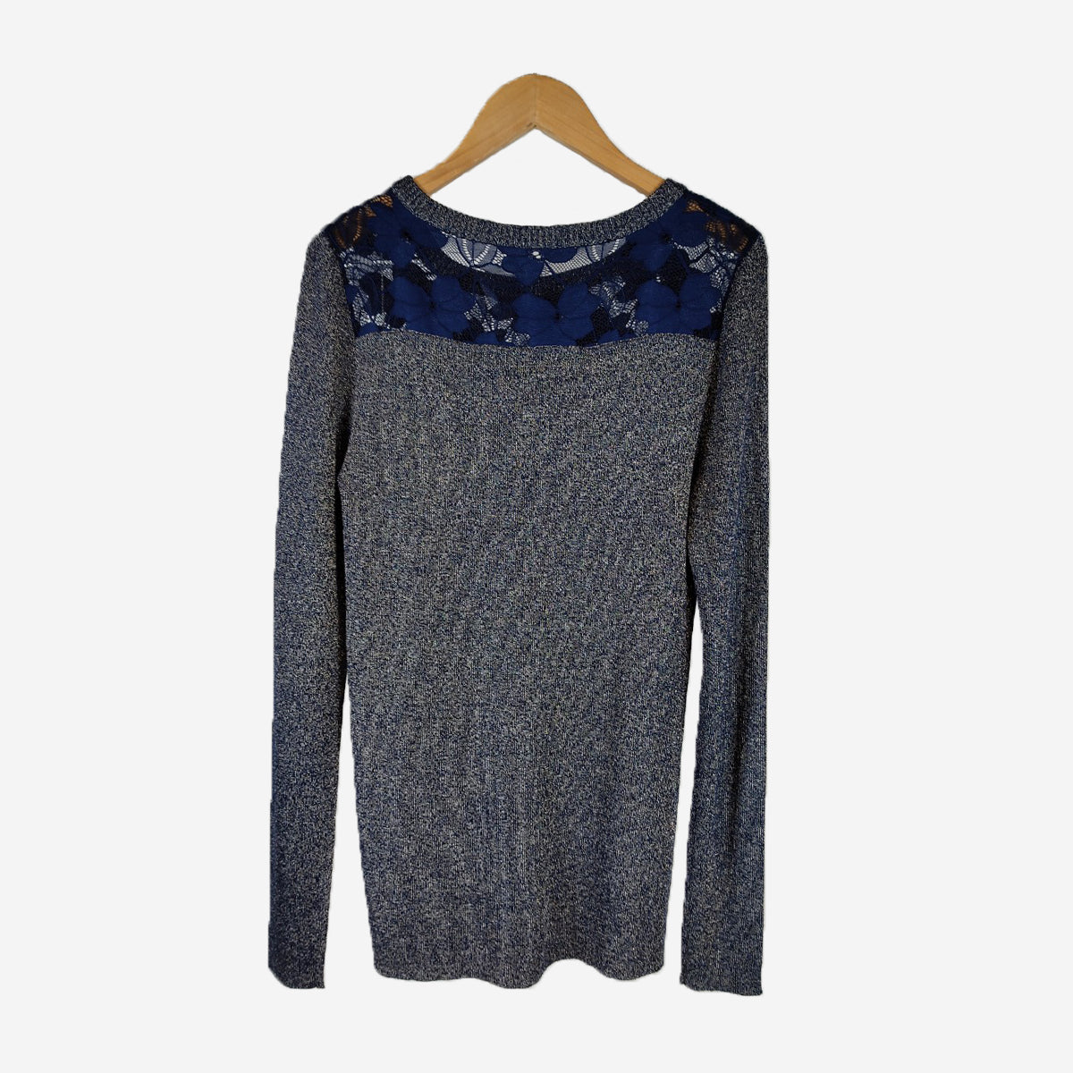 BLUE LUREX TOP