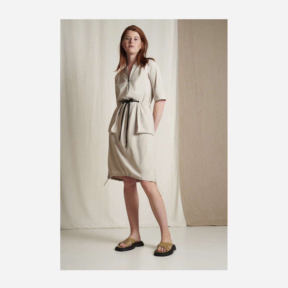 DRESS LEONA TECHNICAL FABRIC
