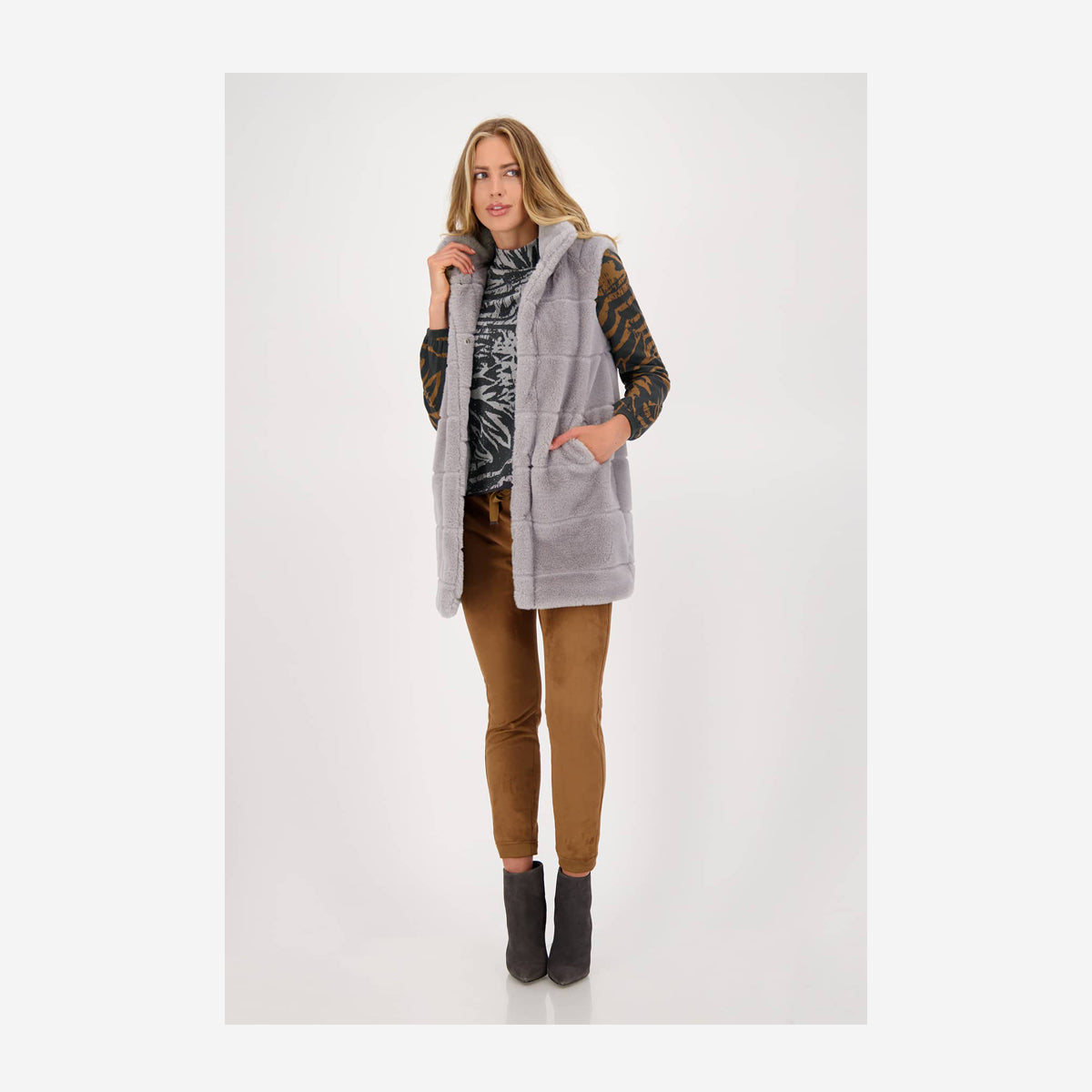 FAUX FUR GILET