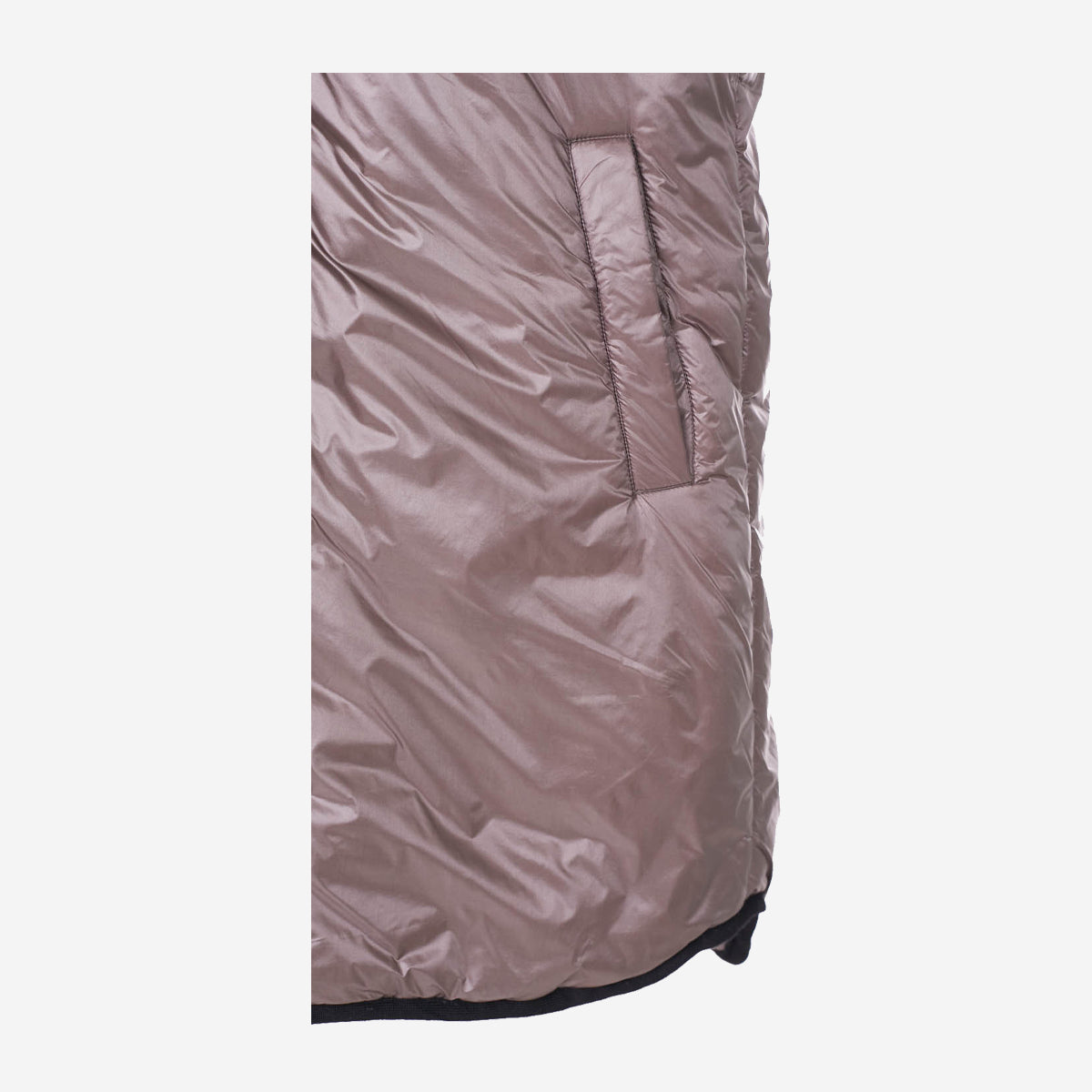 PADDED WAISTCOAT WITH HOOD