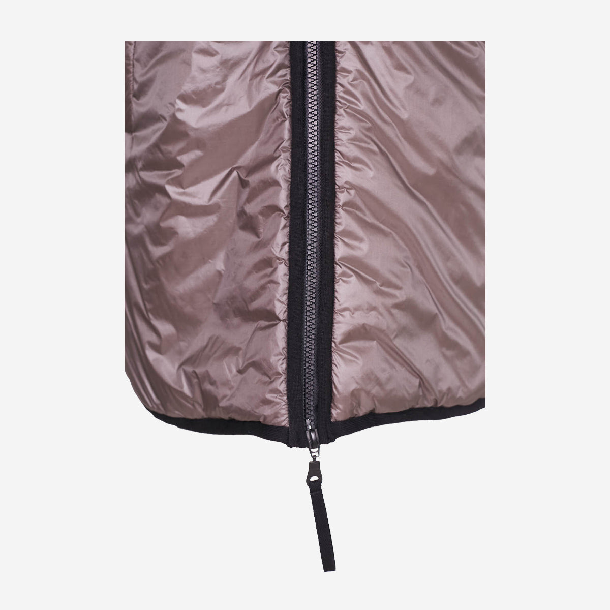 PADDED WAISTCOAT WITH HOOD