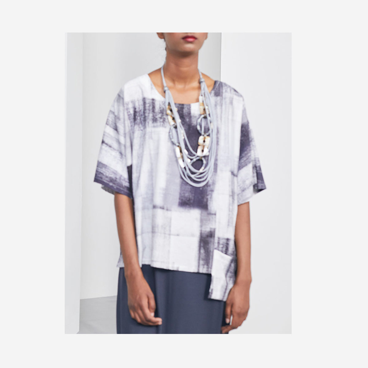 PRINT TOP WITH POCKET