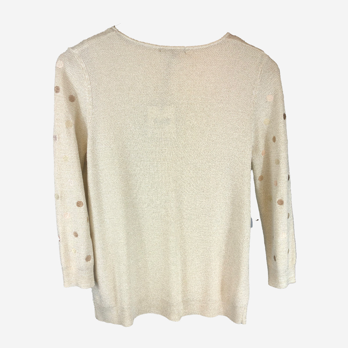 LEO & UGO BRONZE/GOLD SPOTTED TWINSET