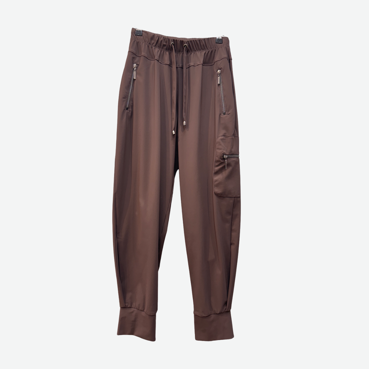 NAYA CUFF DRAWSTRING TROUSER WITH SIDE POCKET & ZIP NAW25102/73