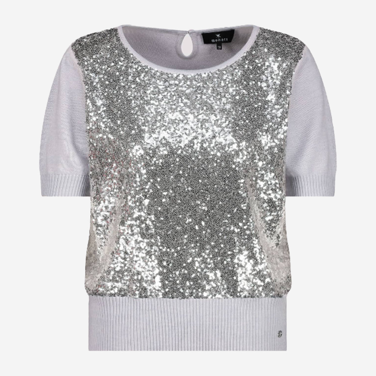 MONARI SHORT SLEEVED TOP WITH SEQUINS 8084763/900
