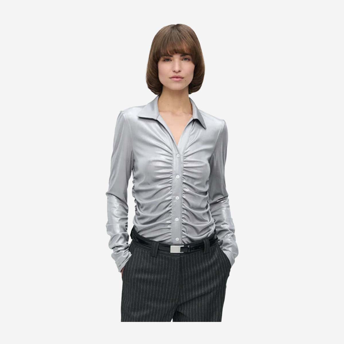 JANE LUSHKA LUISA BLOUSE SILVER