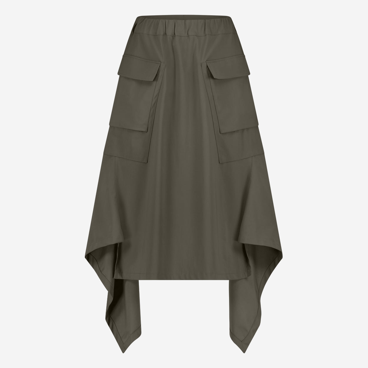JANE LUSHKA YANNA SKIRT TECHNICAL JERSEY GREEN