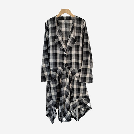 CHECKED DRESS