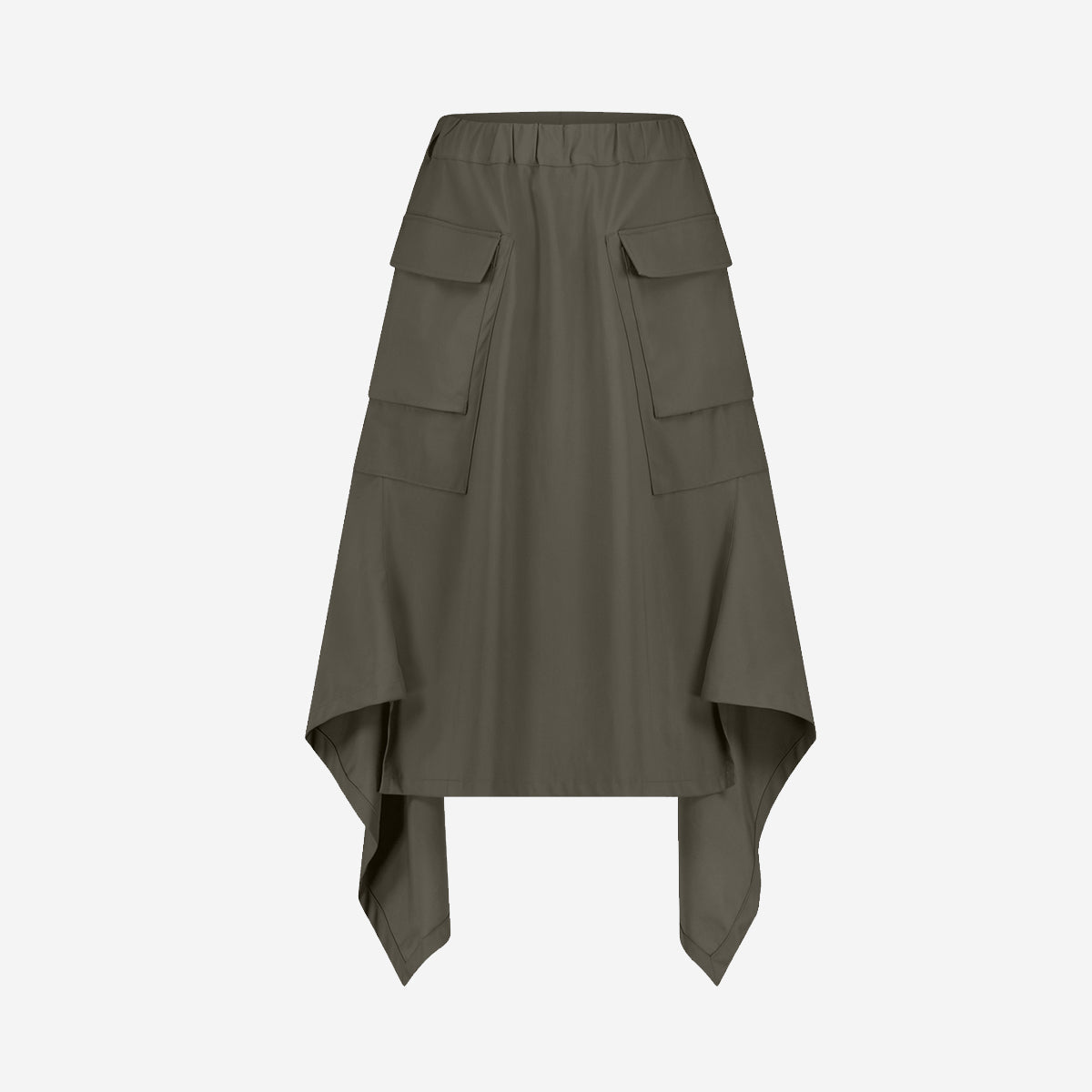 JANE LUSHKA YANNA SKIRT TECHNICAL JERSEY GREEN