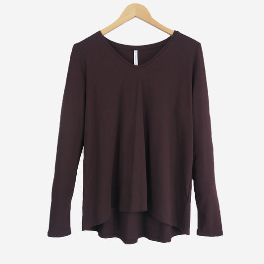 LONG SLEEVE SHIRT - WINE
