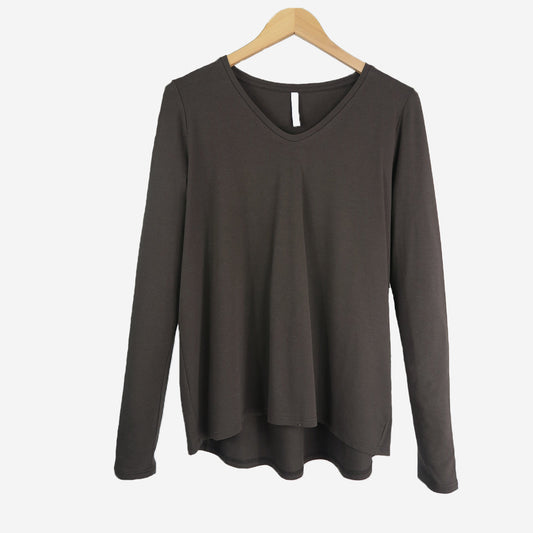 LONG SLEEVE SHIRT - WALNUT